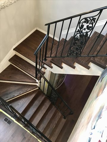 Mercier Hardwood Flooring and stair installation