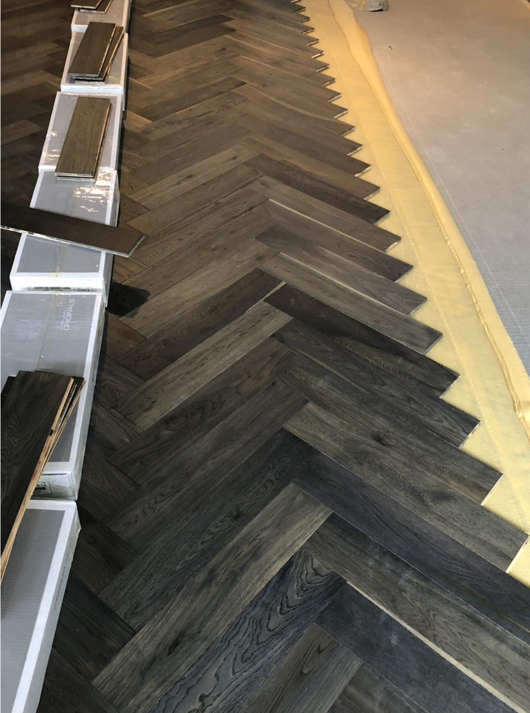 Stunning Herringbone Installation in Toronto